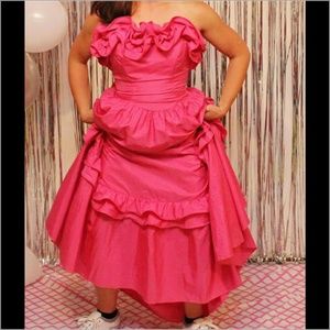 Funky 80's-Style Full-Length Dress